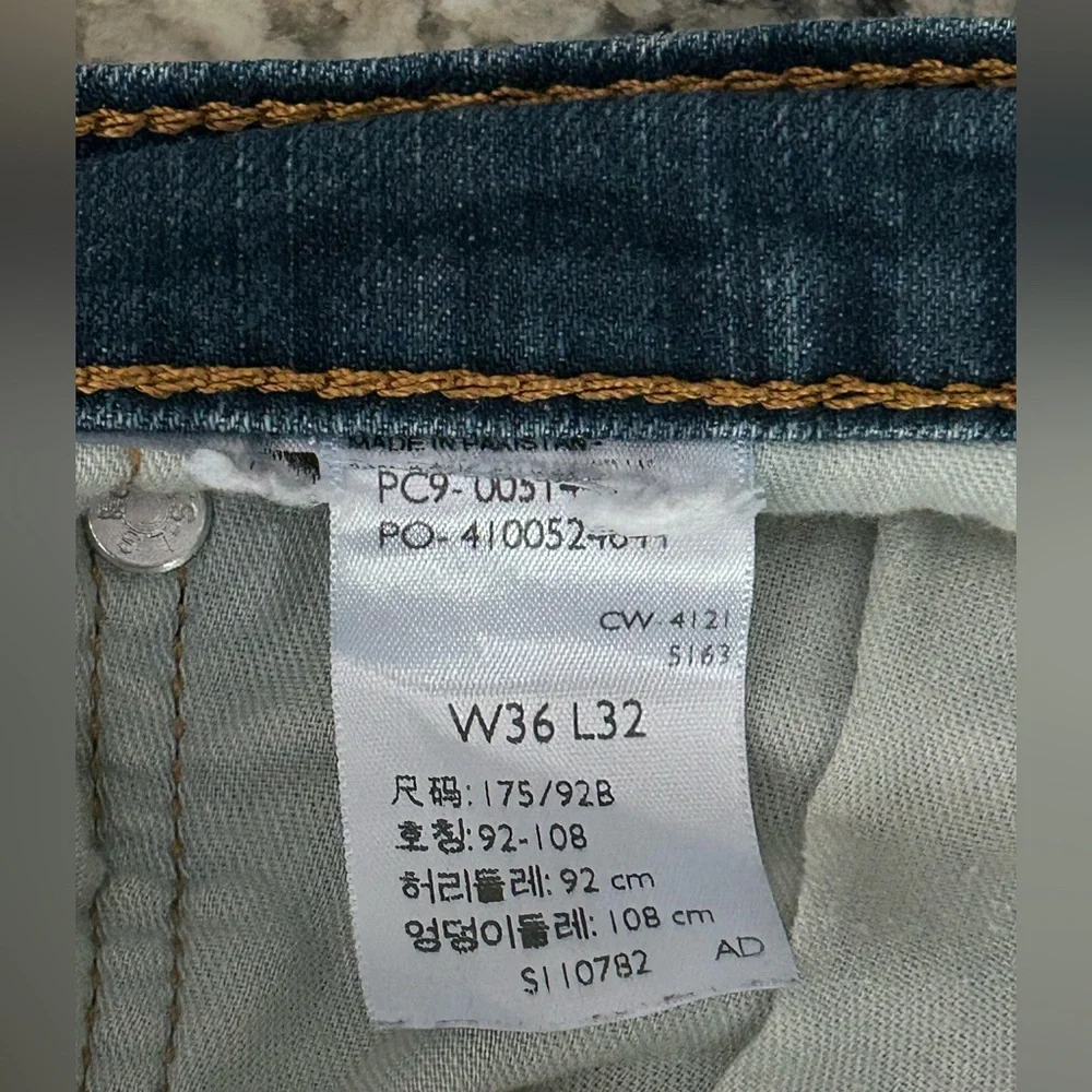 Men’s Levi’s Classic 514 Straight Leg Jeans Dark Wash Size 36